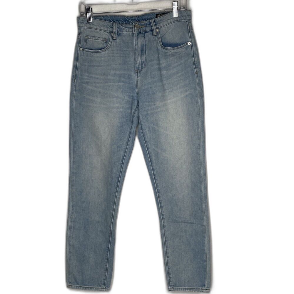 Blank NYC Jeans Womens 27  High Rise Tapered Light Wash Straight Leg